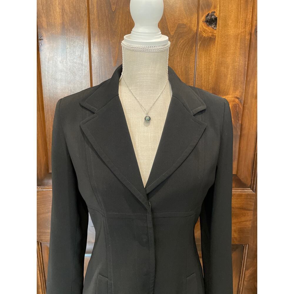Vintage Bebe Women’s Blazer Jacket in Black size 6. - Picture 2 of 14